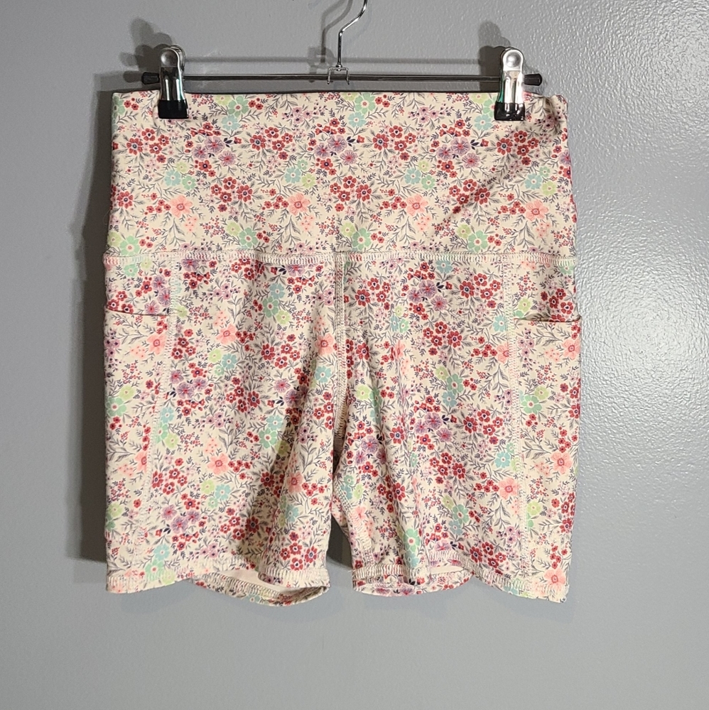 Floral Bike Shorts by Evolution and Creation New Without Tags